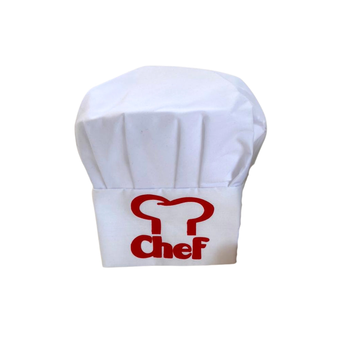 Disfraz de Chef - Filipina de Cocinero con Gorro - Traje de Cheff - Disfraces para Niñas y Niños