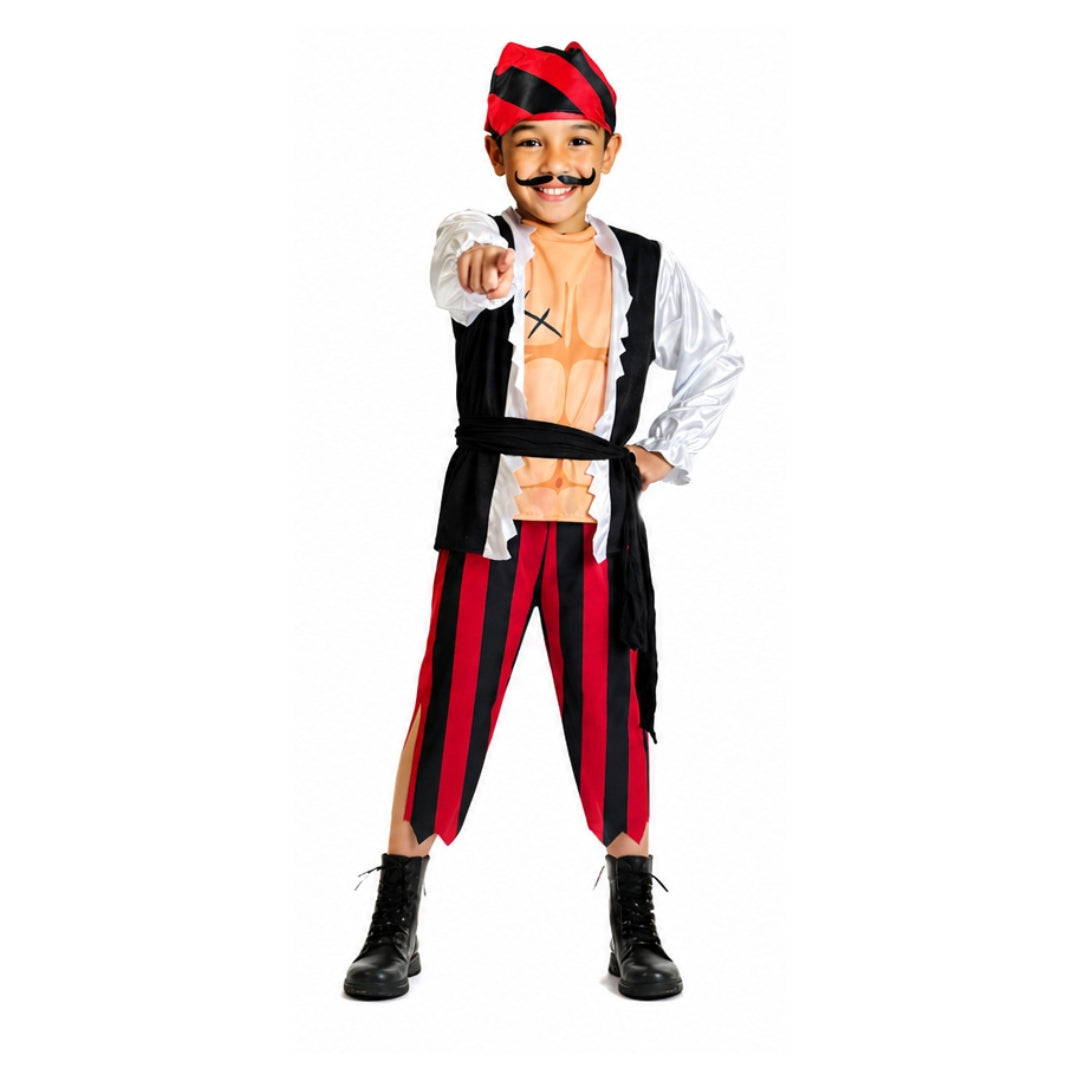 Disfraz de Pirata para Niño - Traje de Corsario para Halloween