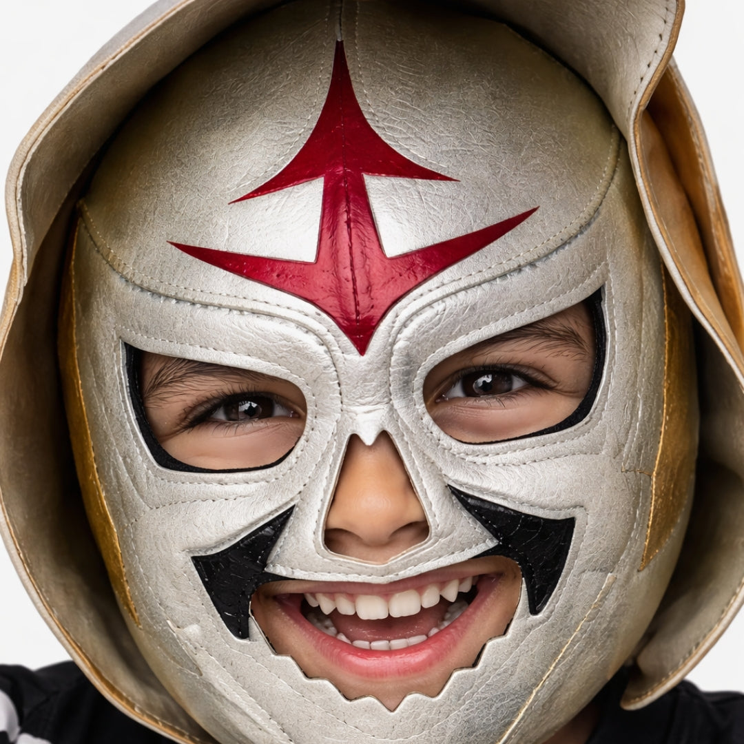 Disfraz de Luchador para Niño con Máscara - Traje de Lucha Libre