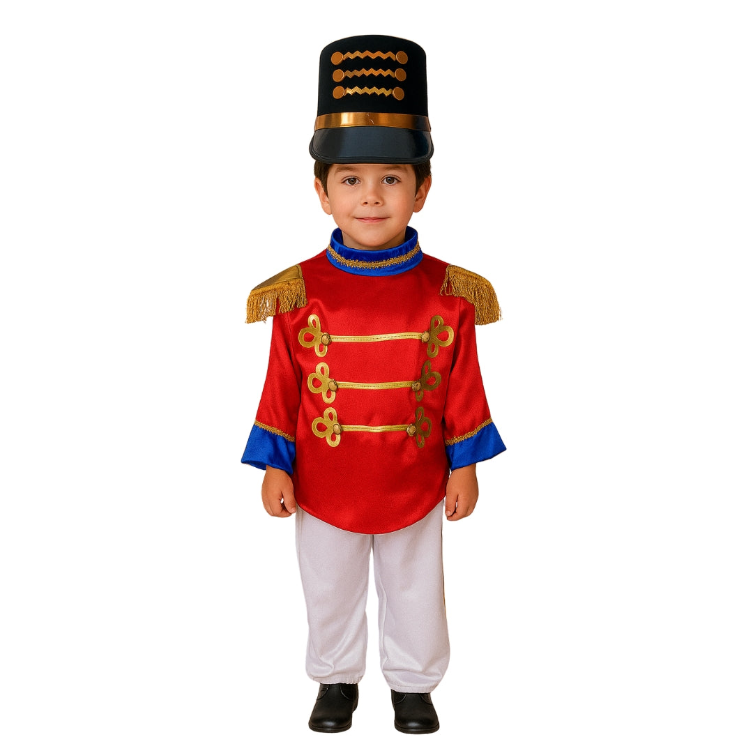 Disfraces Cascanueces - Disfraz Soldado de Plomo - Disfraz de Navidad - Traje Navideño Soldadito