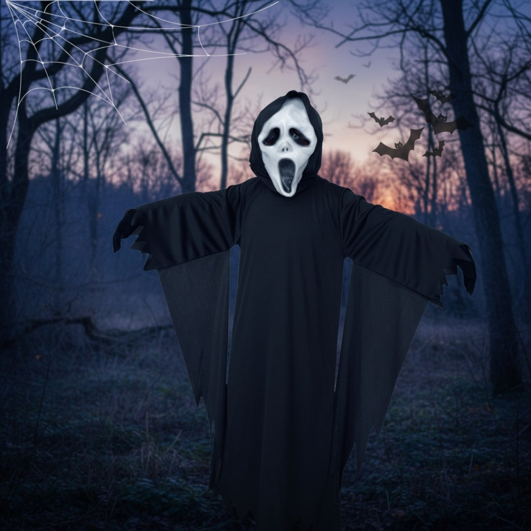 Disfraz de Fantasma con Máscara para Niño y Niña