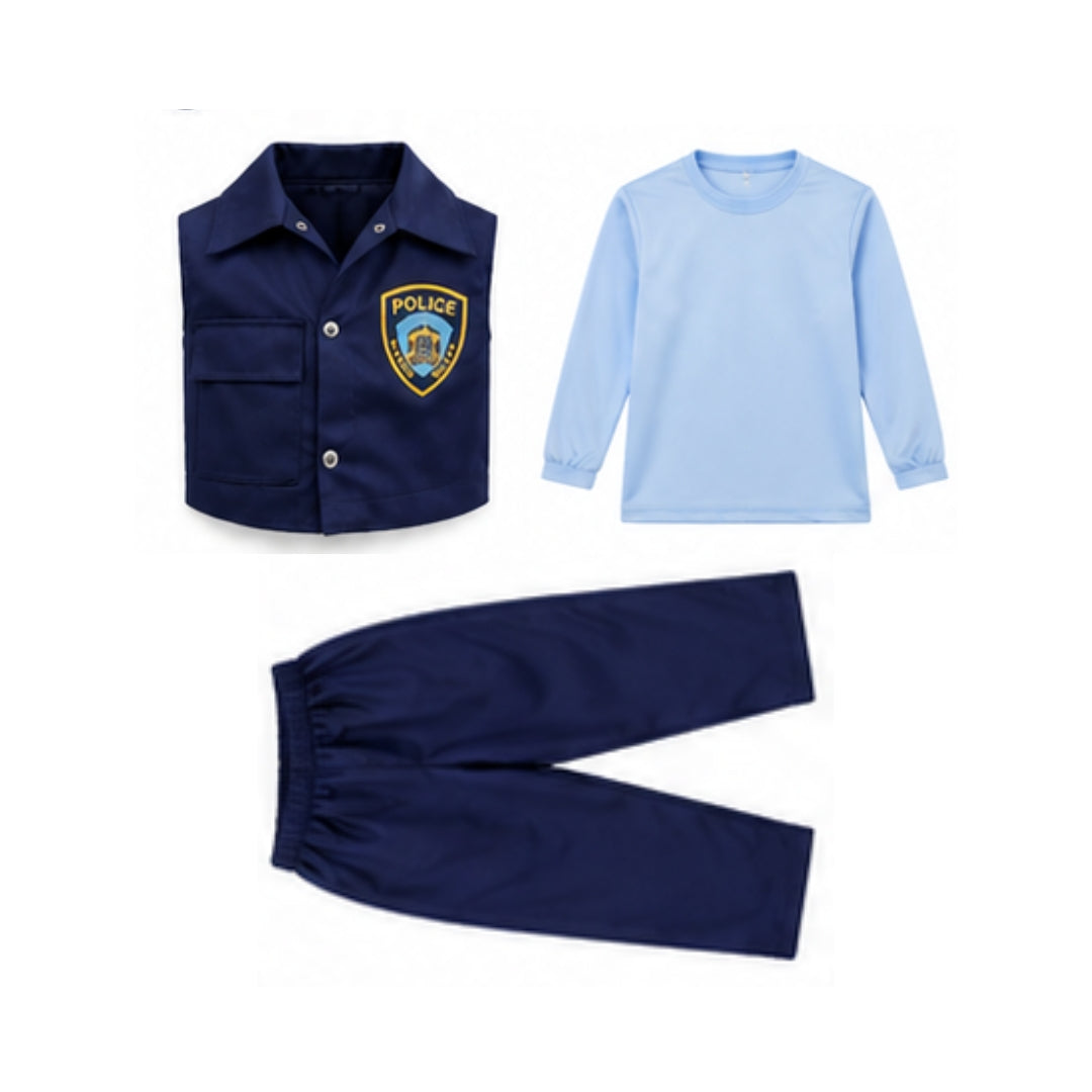 Disfraz de Coneja Policía - Uniforme con Gorro para Niñas - Cosplay para Fiestas y Halloween