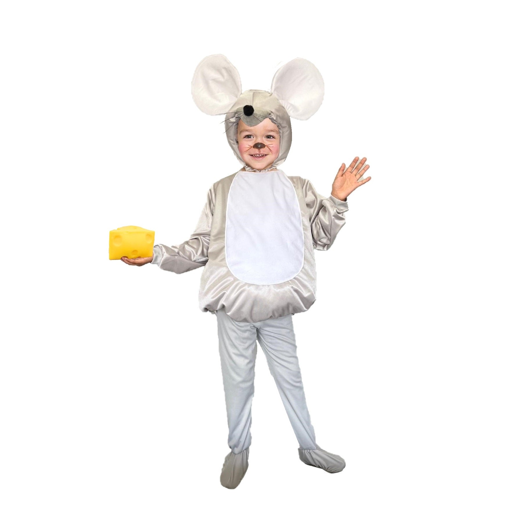 Disfraz de Ratón para Niño y Niña con Gorro y Orejas