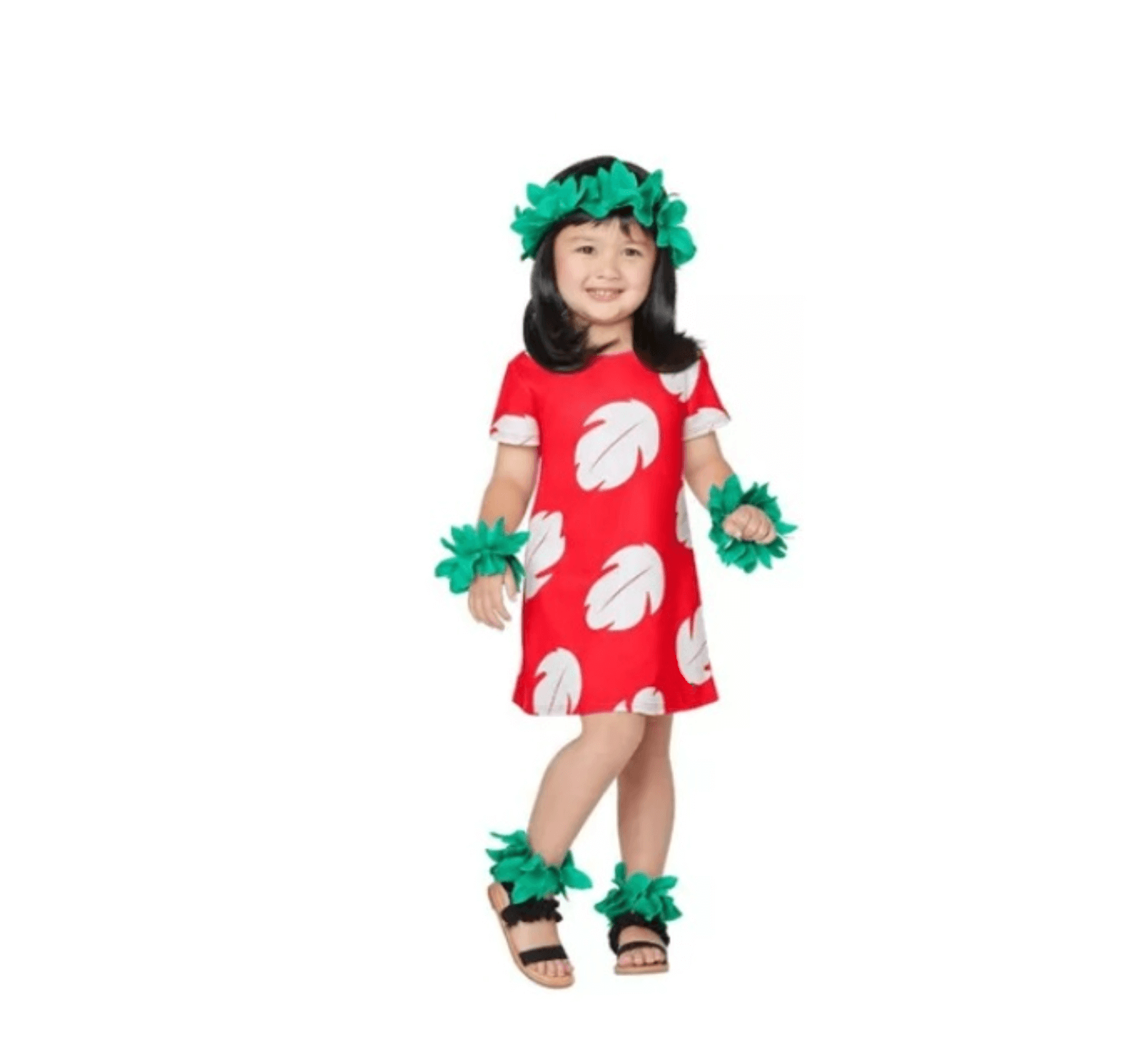 Cosplay Traje Hawaiana Disfraz Lilo y Stich Vestido Disfraces para Ninas Talla 2 Anos