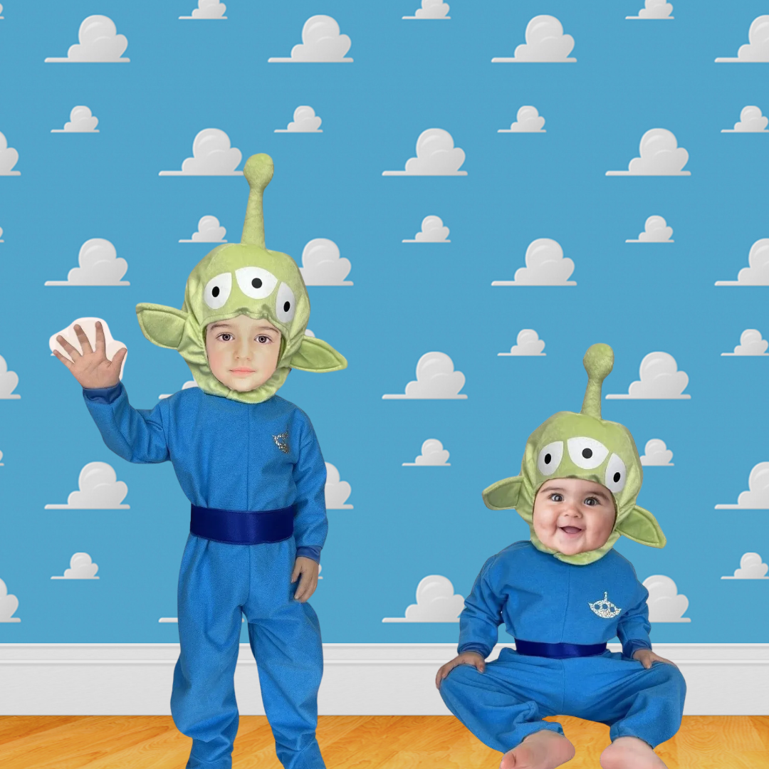 Disfraz de Alien Azul para infantil