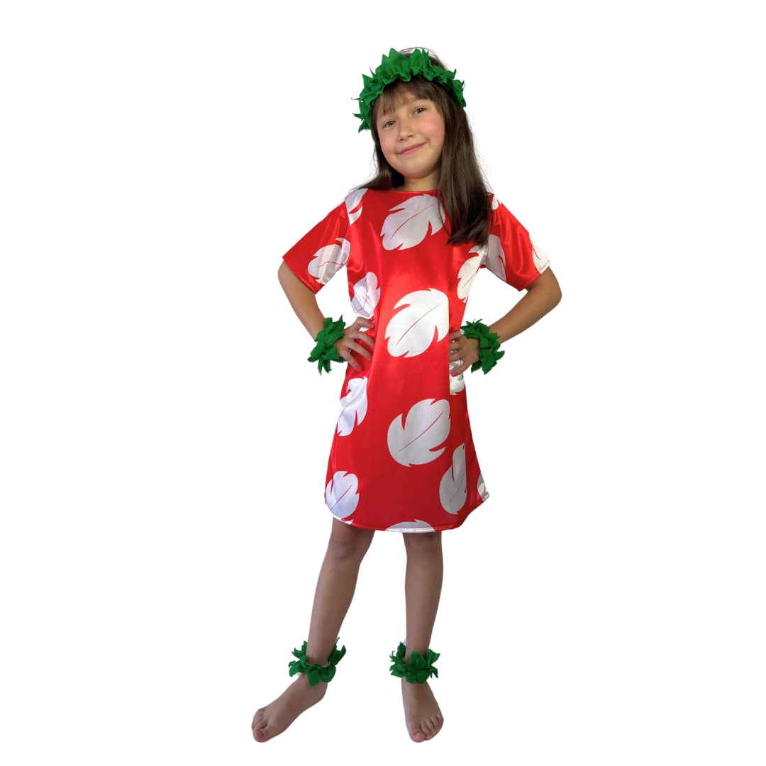 Cosplay - Traje Hawaiana - Disfraz Lilo y Stich - Vestido -Disfraces para Niñas