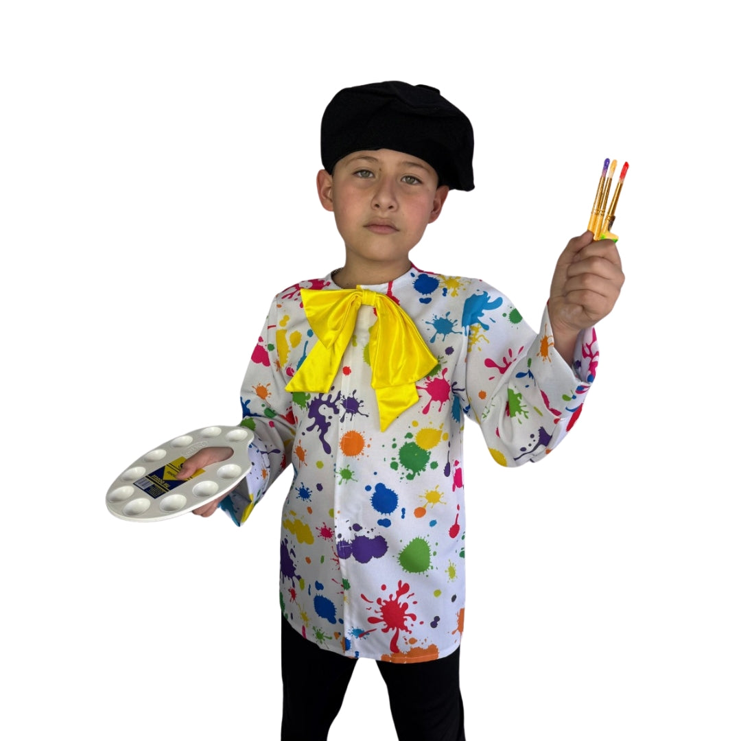 Disfraz Arte - Traje de Pintor - Disfraz Pintor - Disfraces para Niñas y Niños - Disfraces Pintores