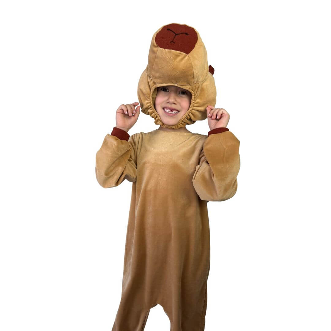 Disfraz de Capibara Kawaii - Traje de la Primavera - Vestuario de Capibaras - Disfraces para Niñas y Niños