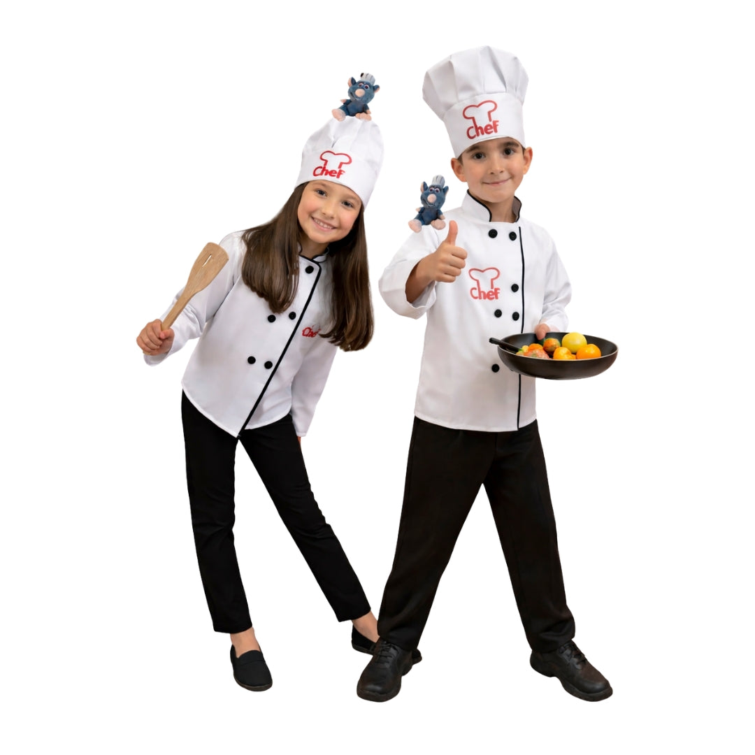 Disfraz de Chef Ratoncito para Niño - Traje de Cocina Infantil