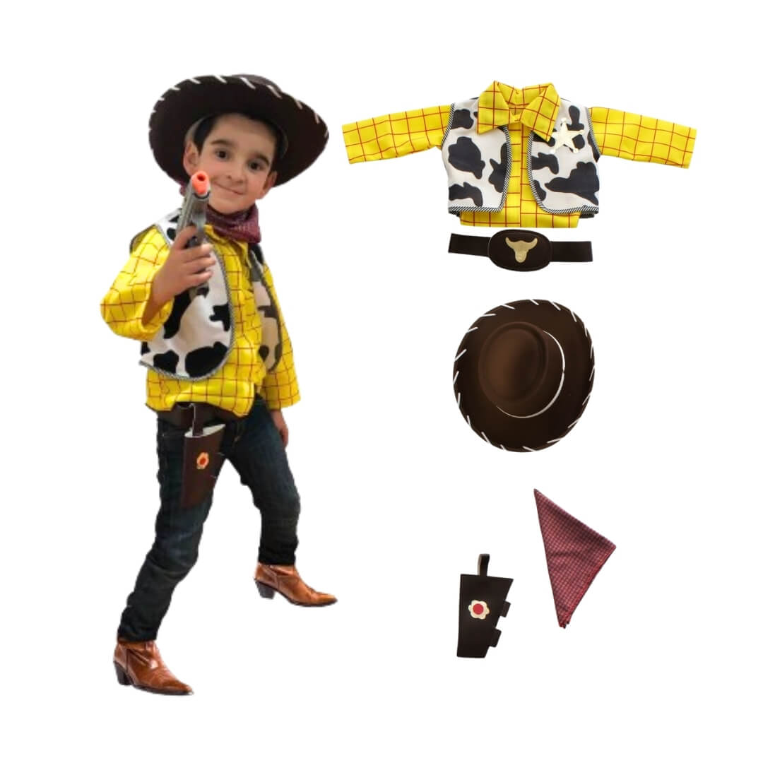 Disfraz de Vaquero Sheriff para Niño - Traje Infantil con Sombrero