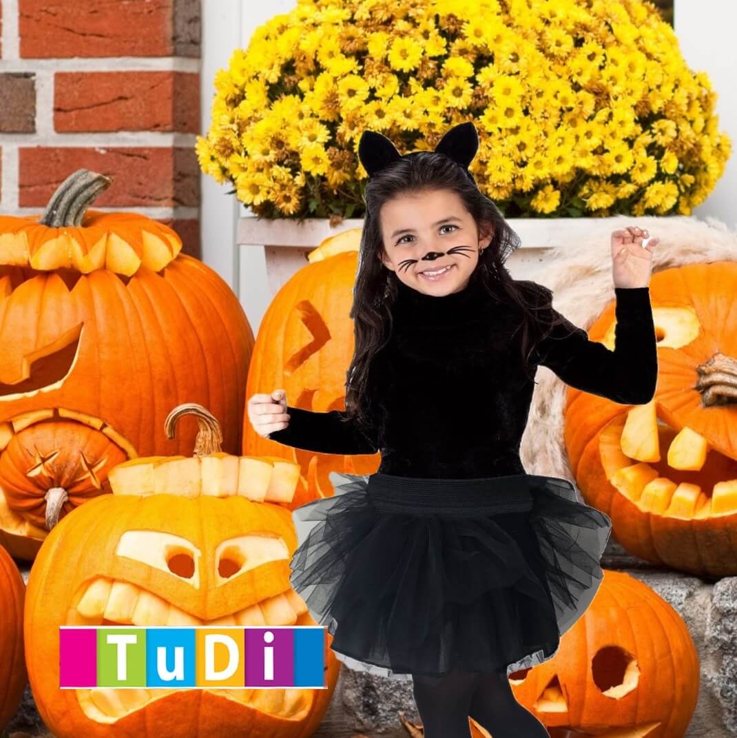 Disfraz de Gatita para Niña con Tutú
