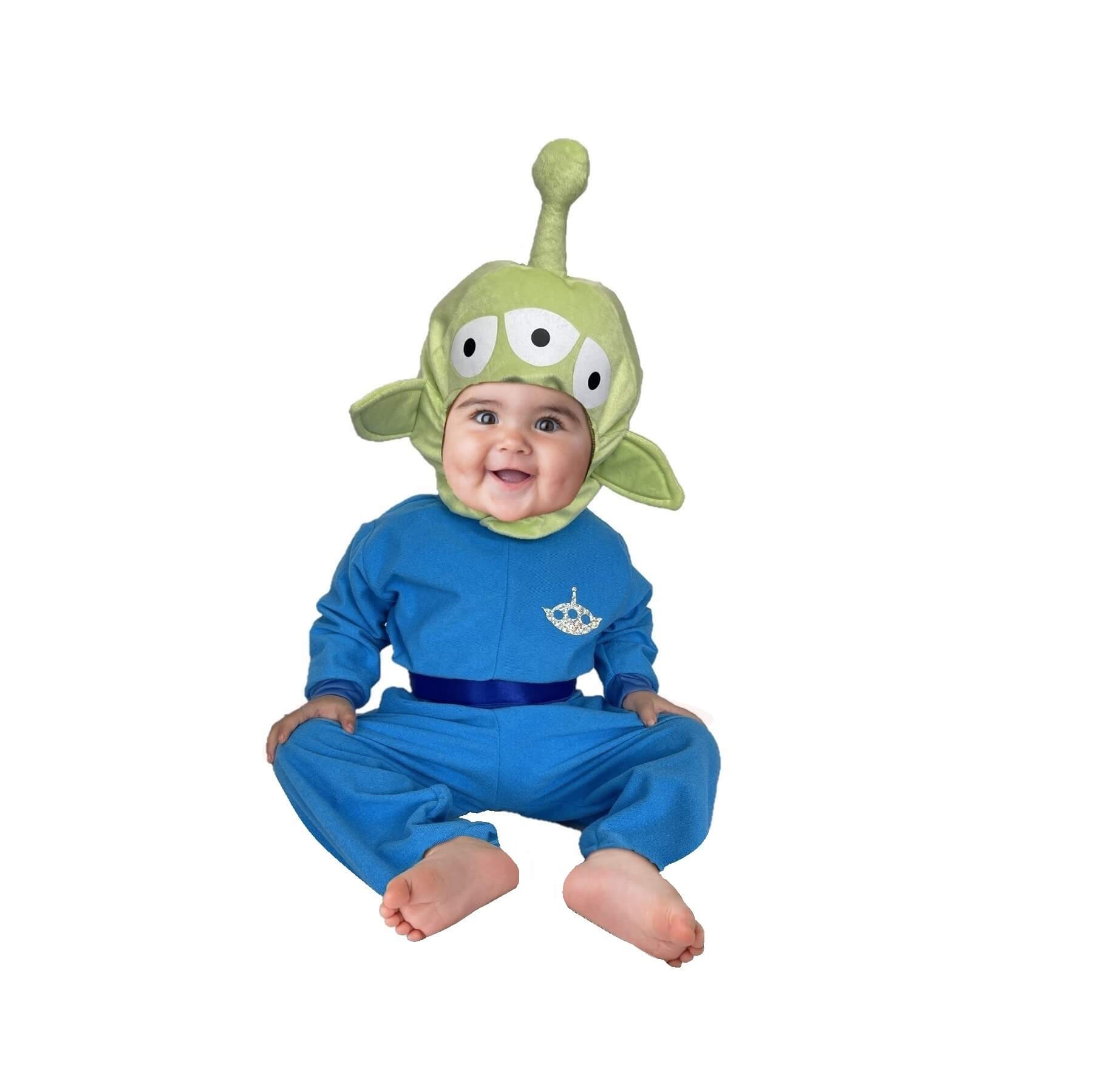 Disfraz de Marcianito Verde para Niño - Traje de Alien Espacial Infantil