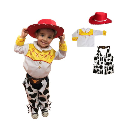 Disfraz de Vaquerita para Niña - Traje Cowboy con Sombrero Infantil