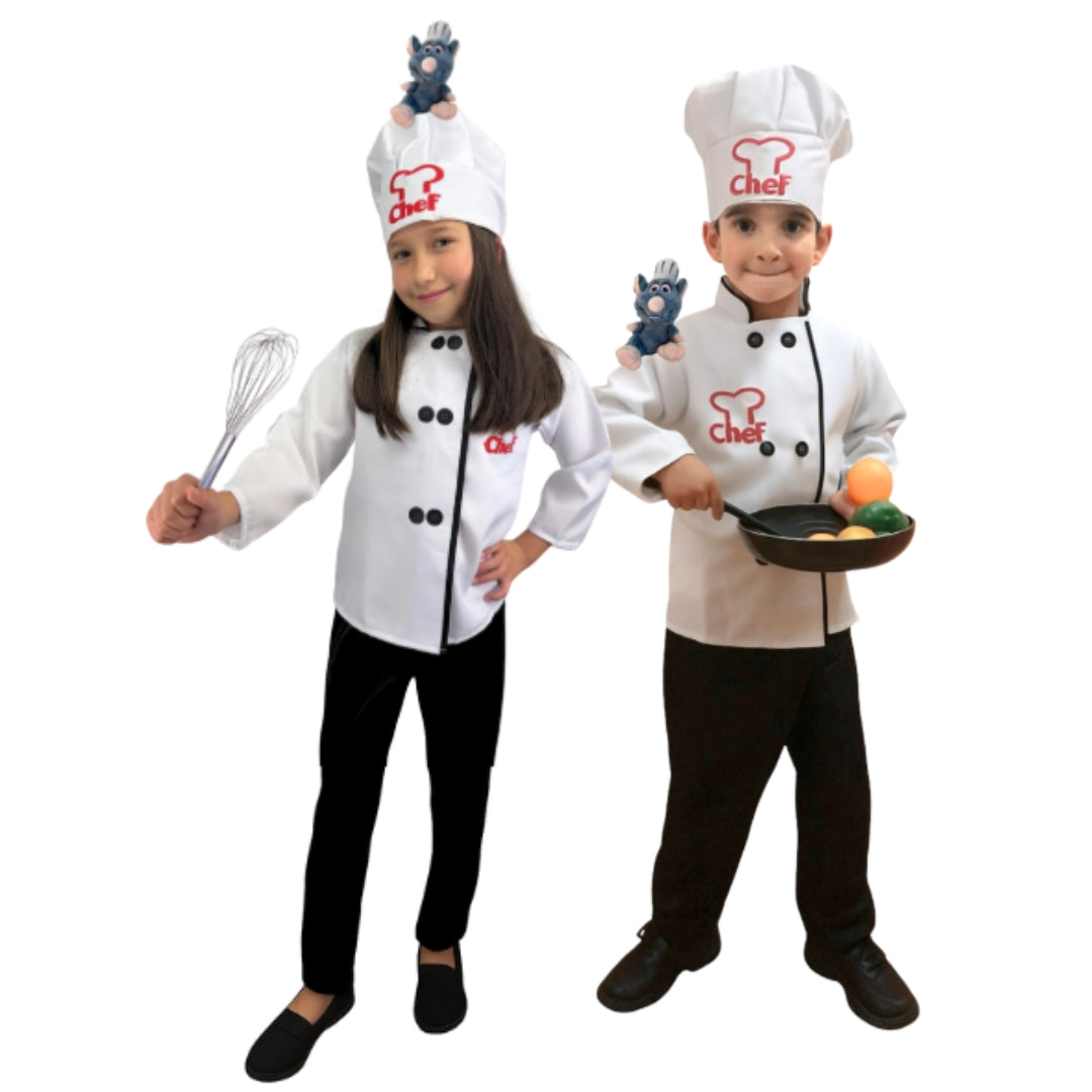Disfraz de Ratón Chef para Niños y Niñas - Traje de Cocina Infantil - Cosplay