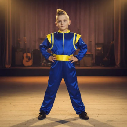 Disfraz de Ficha Amarilla para Niño y Niña - Traje de Timbiriche Musical