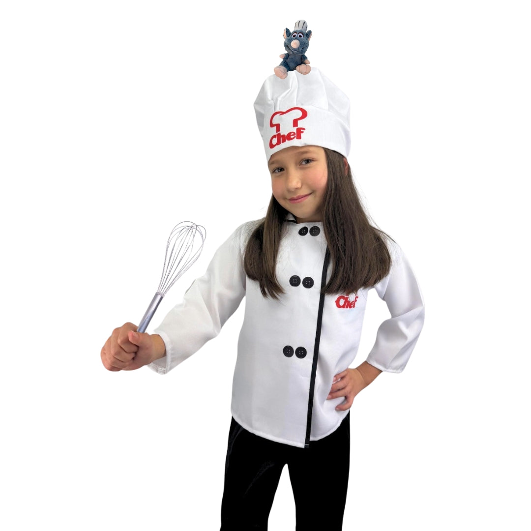 Disfraz de Ratón Chef para Niños y Niñas - Traje de Cocina Infantil - Cosplay