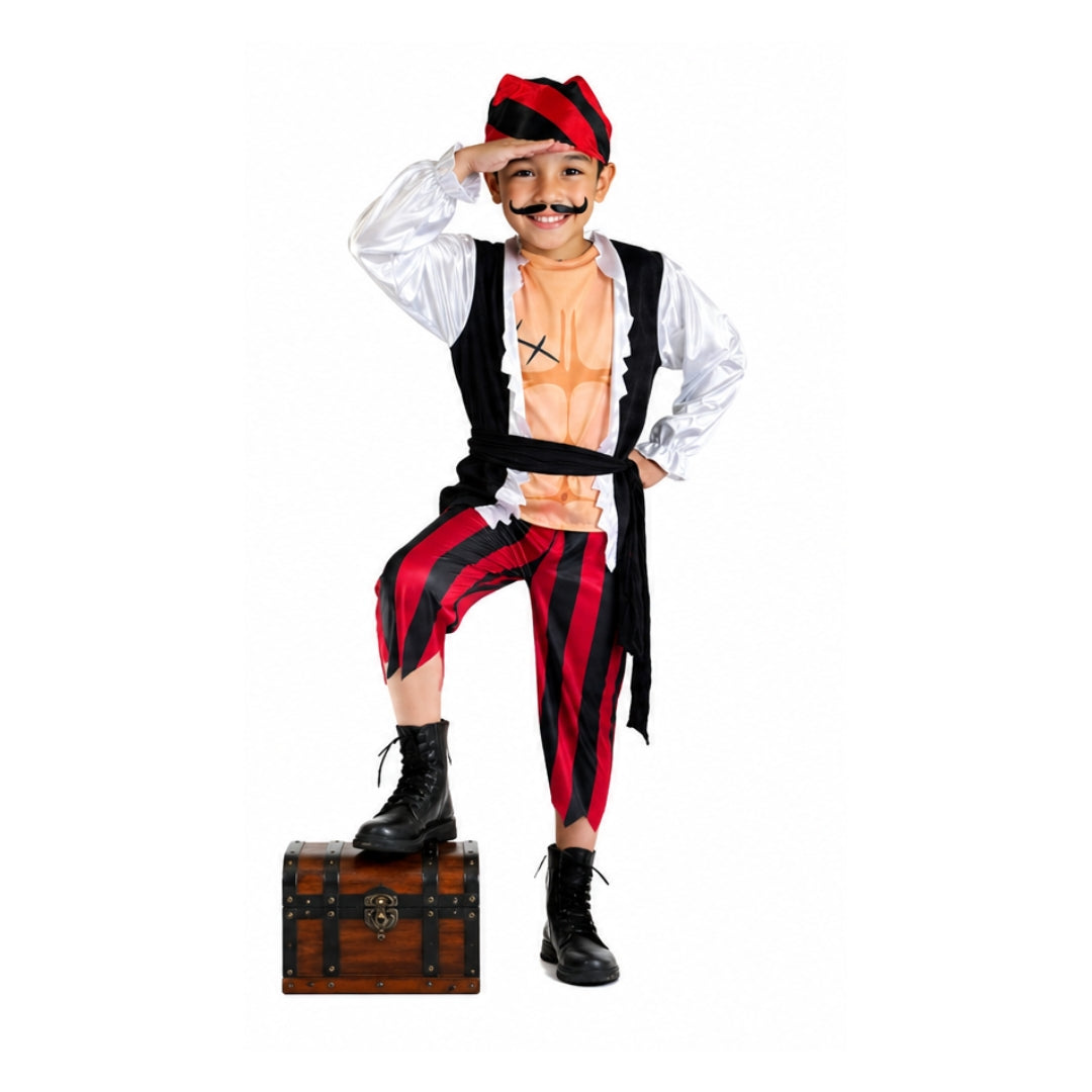 Disfraz de Pirata para Niño - Traje de Corsario para Halloween