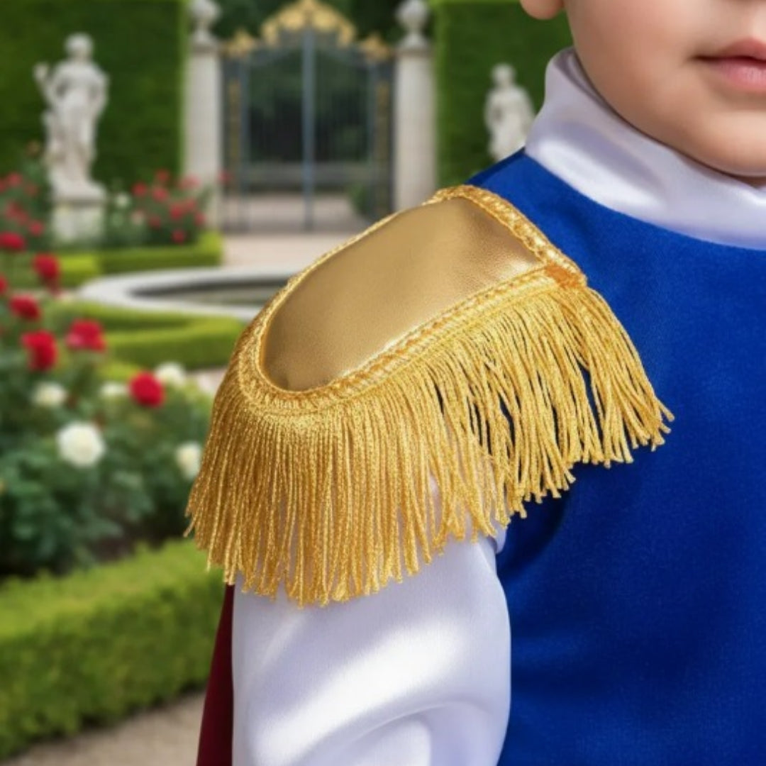 Disfraz de Príncipe para Niño - Traje de Rey con Capa