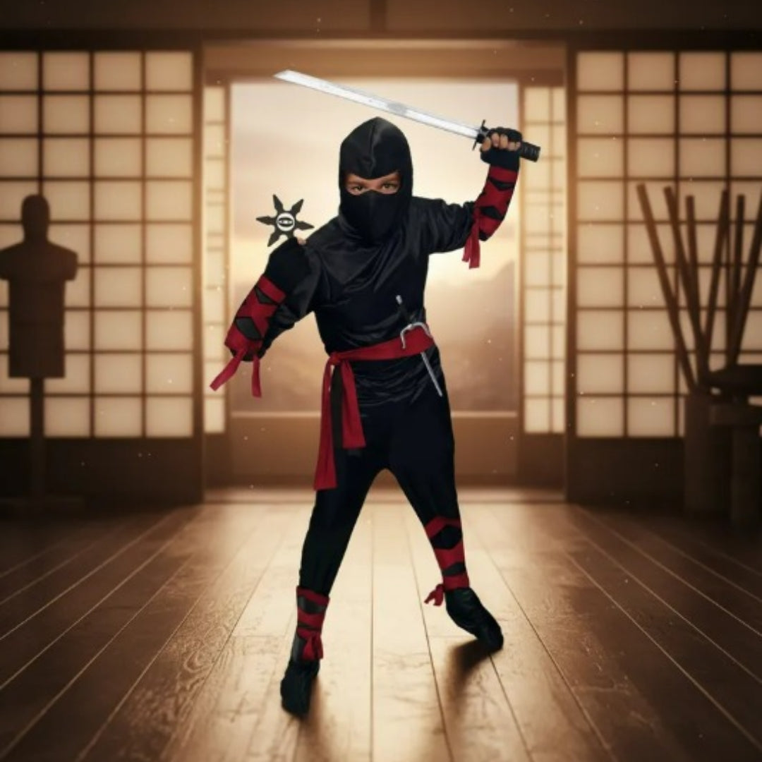 Disfraz de Ninja para Niño y Niña - Traje de Guerrero