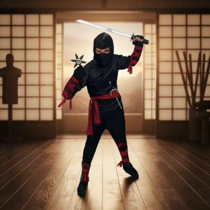 Disfraz de Ninja para Niño y Niña - Traje de Guerrero