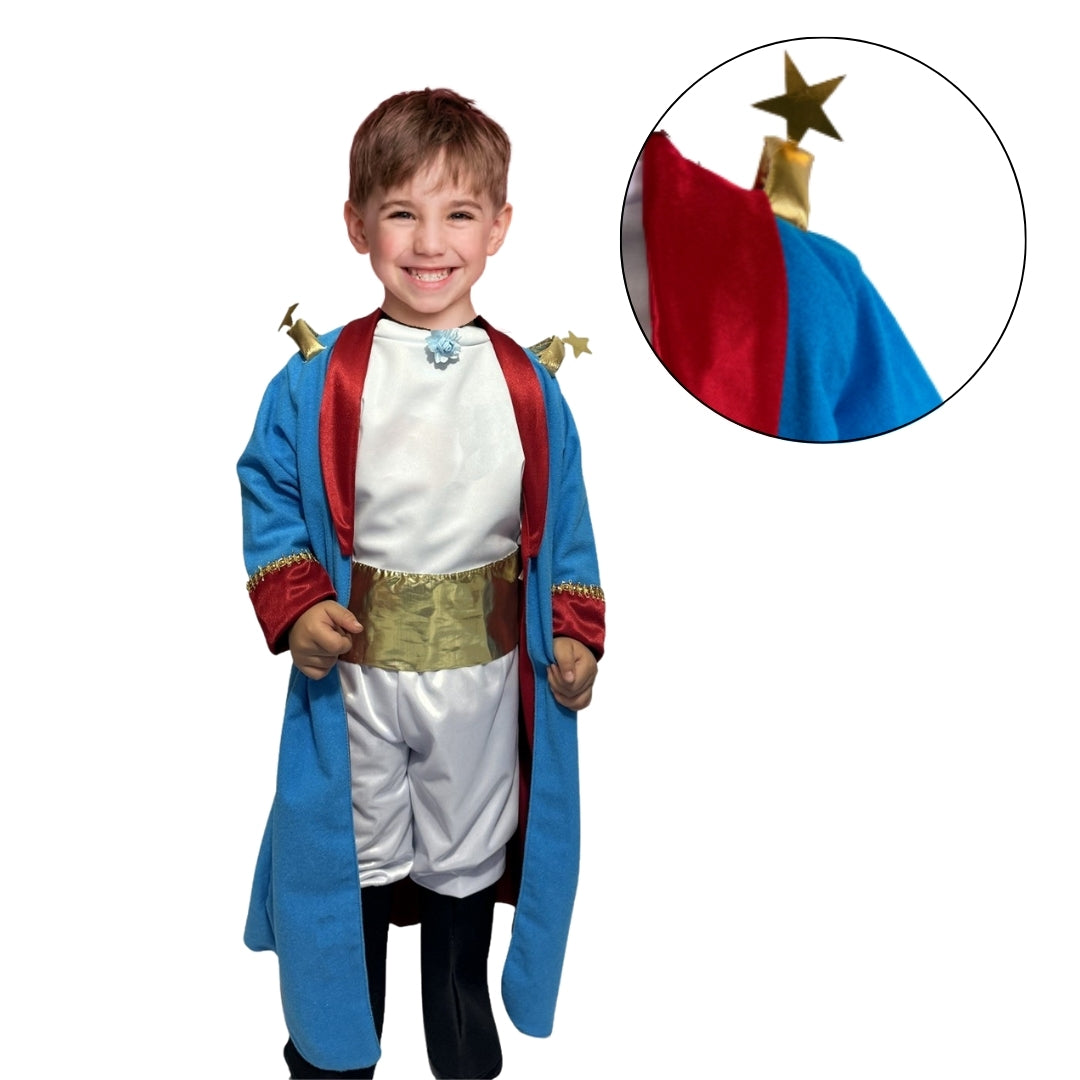 Disfraz Principito - Traje de Rey para Bebés y Niños - Cosplay - Disfraz de Príncipe Azul para la Primavera