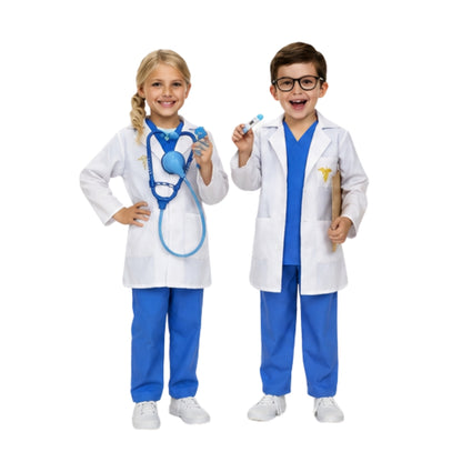 Disfraz de Doctor y Científica con Accesorios para Niño y Niña