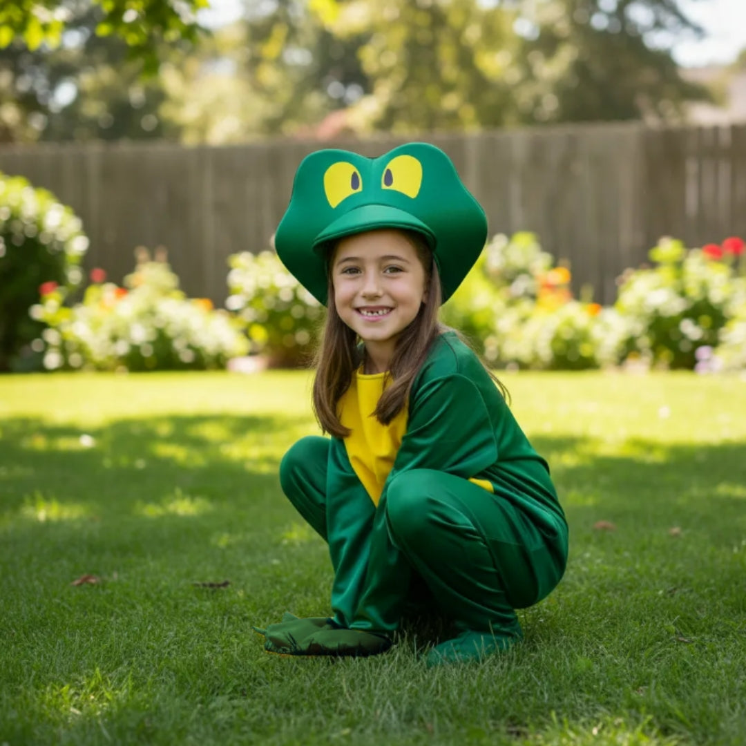 Disfraz de Rana para Niño y Niña - Traje de Sapito de Primavera