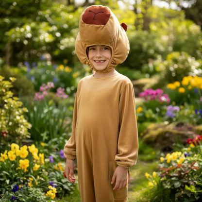 Disfraz de Capibara Kawaii para Niño y Niña - Mameluco con Gorro
