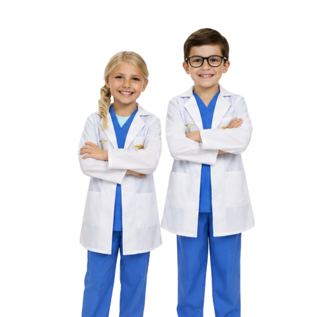 Disfraz de Doctor y Científica con Accesorios para Niño y Niña