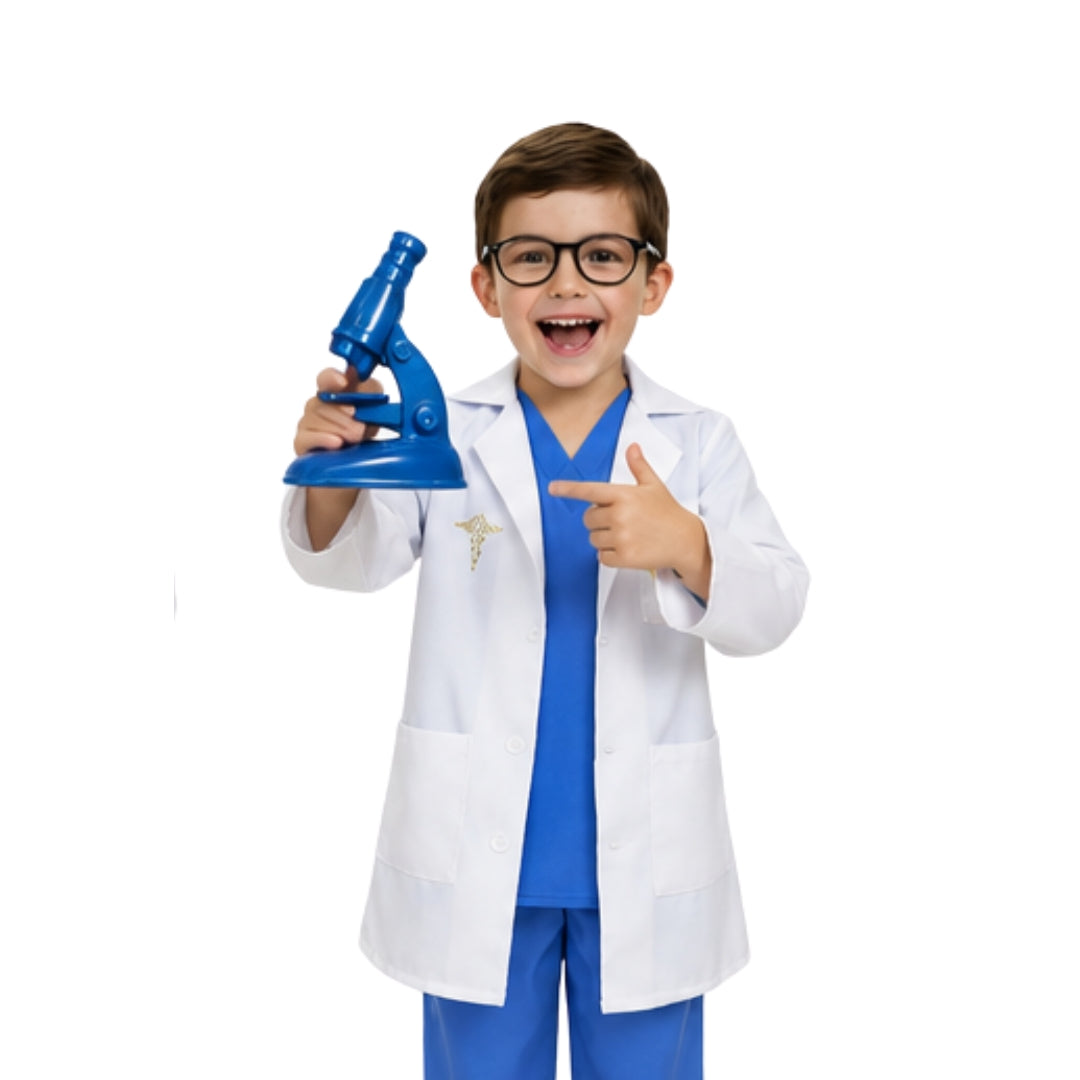 Disfraz de Doctor y Científica con Accesorios para Niño y Niña
