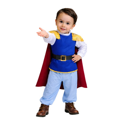Disfraz de Príncipe para Niño - Traje de Rey con Capa