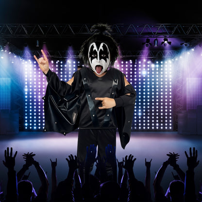 Disfraz de Estrella de Rock para Niño con Alas