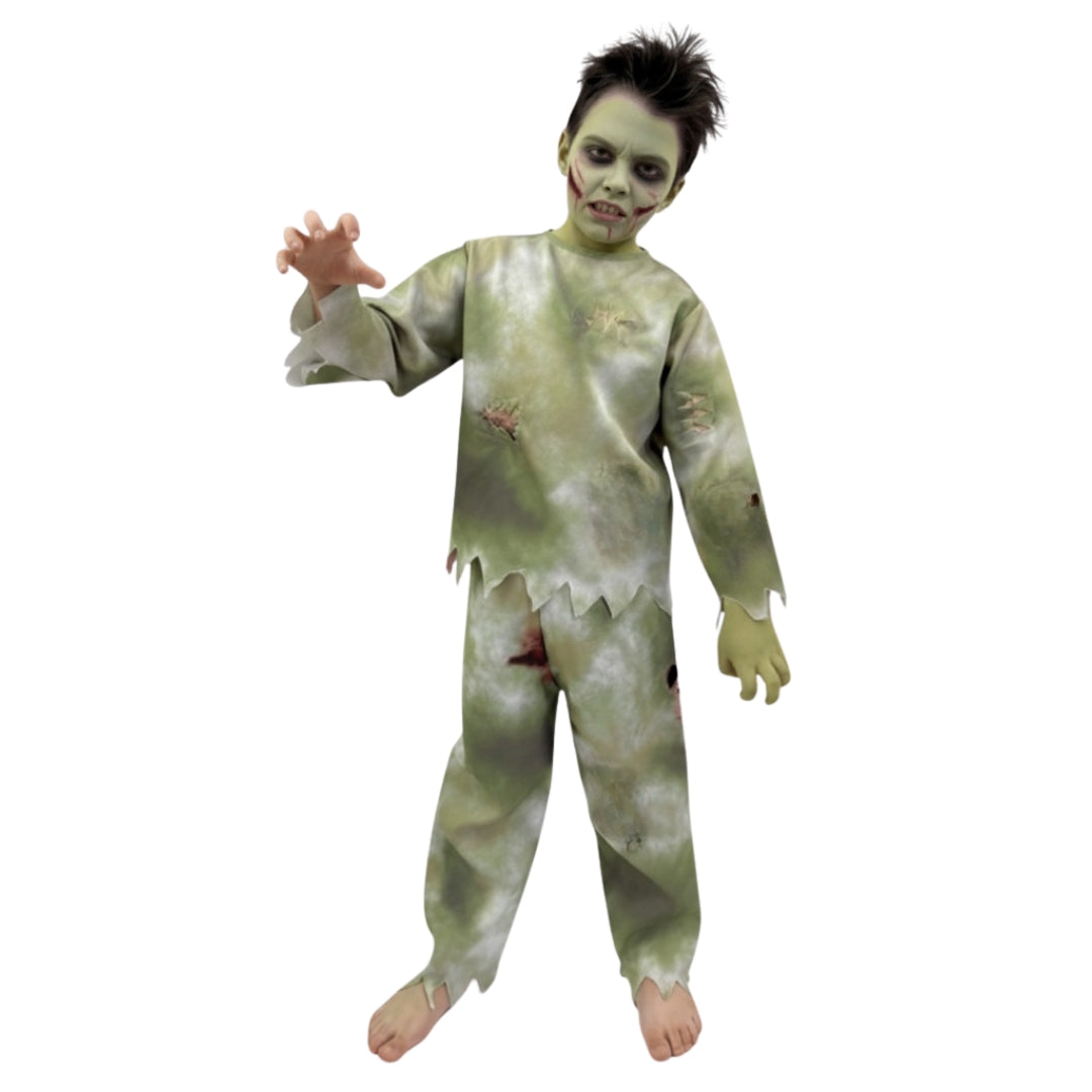 Disfraces de Zombie - Disfraces para Niñas y Niños - Vestuario de Halloween - Cosplay de Zombis - Traje Día de Muertos de Zombi