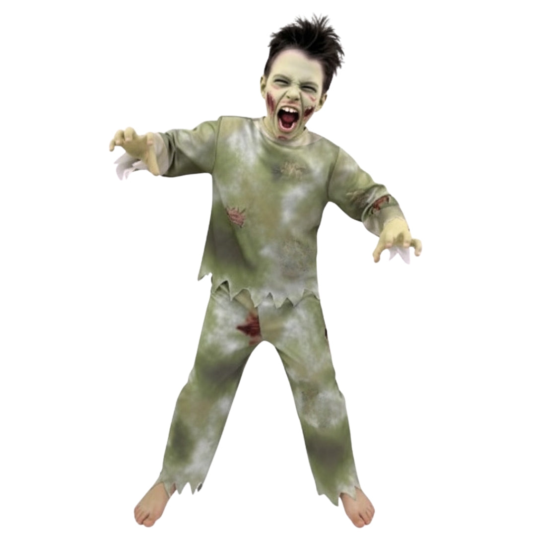 Disfraces de Zombie - Disfraces para Niñas y Niños - Vestuario de Halloween - Cosplay de Zombis - Traje Día de Muertos de Zombi