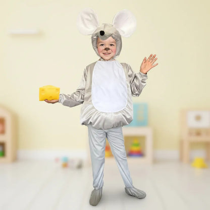 Disfraz de Ratón para Niño y Niña con Gorro y Orejas