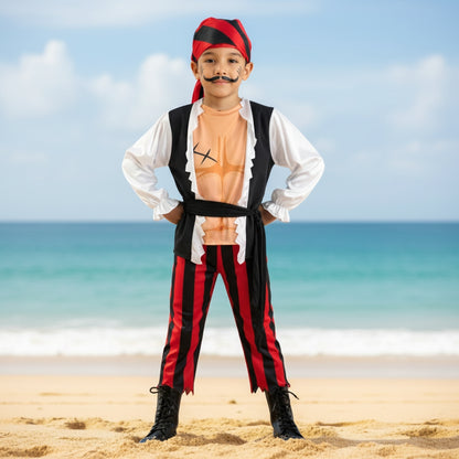 Disfraz de Pirata para Niño - Traje de Corsario para Halloween