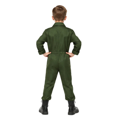 Disfraz de Piloto de Avión para Niños -Uniforme Combate
