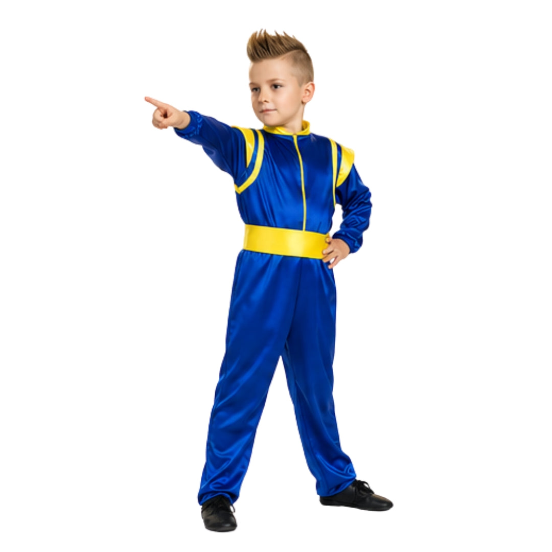 Disfraz Ficha Azul - Disfraces de Personajes - Traje de Timbiriche - Disfraces para Niñas y Niños