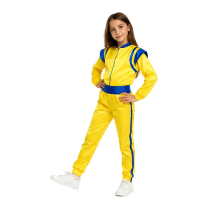 Disfraz de Ficha Amarilla para Niño y Niña - Traje de Timbiriche Musical