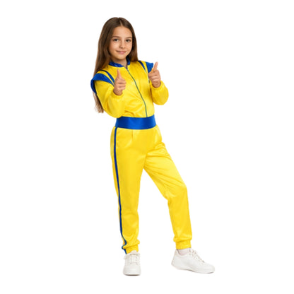 Disfraz de Ficha Amarilla para Niño y Niña - Traje de Timbiriche Musical