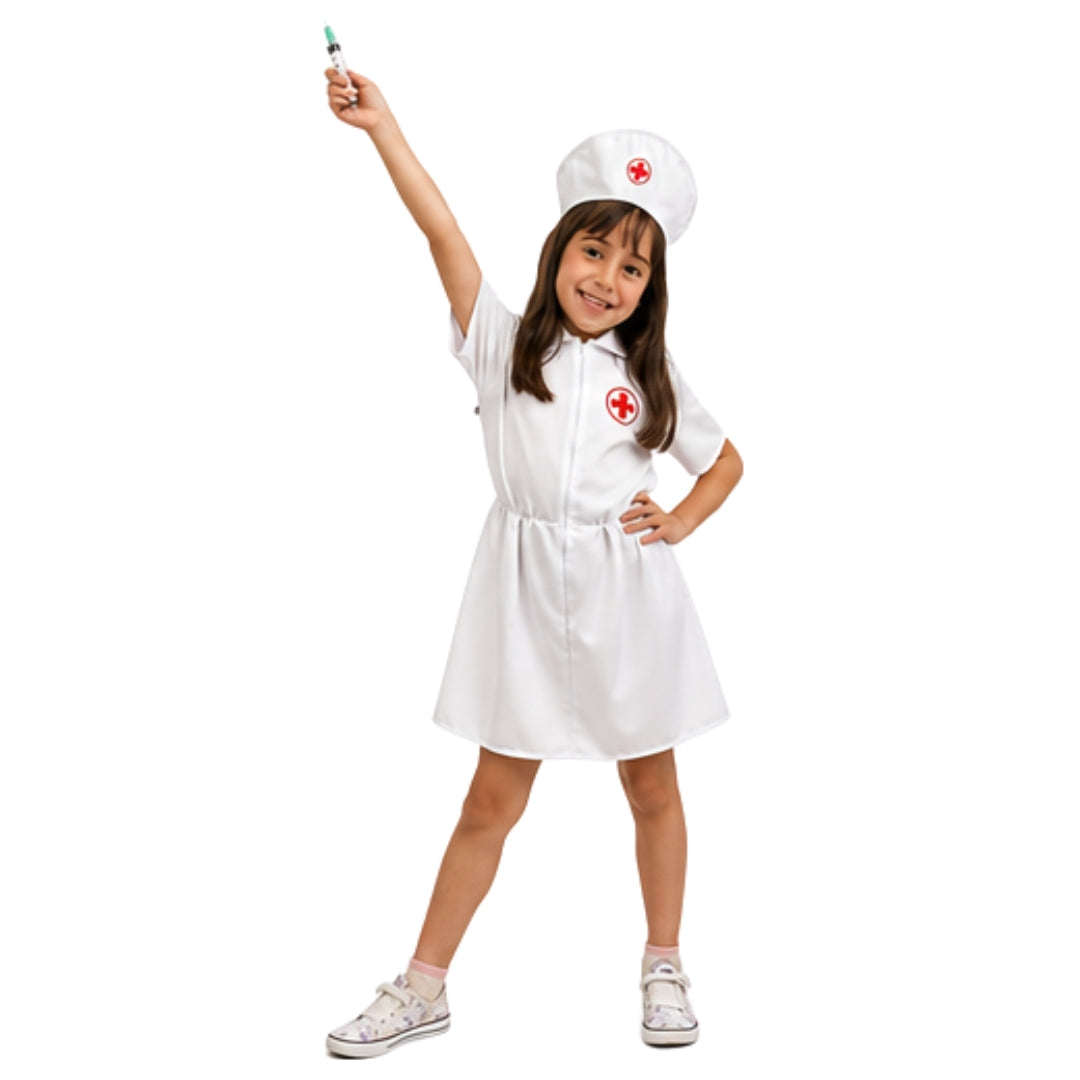 Disfraz de Enfermera para Niña - Uniforme de Profesiones