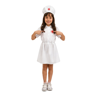 Disfraz de Enfermera para Niña - Uniforme de Profesiones