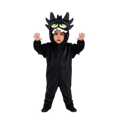 Disfraz de Dragón Negro para Niño y Niña - Traje Infantil