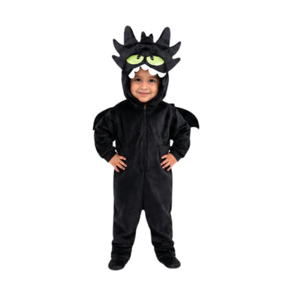 Disfraz de Dragón Negro para Niño y Niña - Traje Infantil