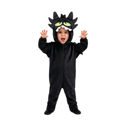 Disfraz de Dragón Negro para Niño y Niña - Traje Infantil