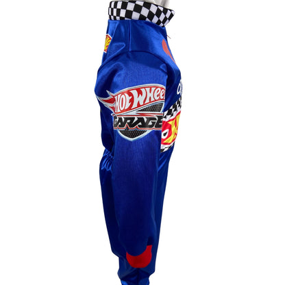 Disfraz de Piloto de Carreras - Ropa Azul Pilotos de Pista - Disfraces Hot Garage - Cosplay Halloween