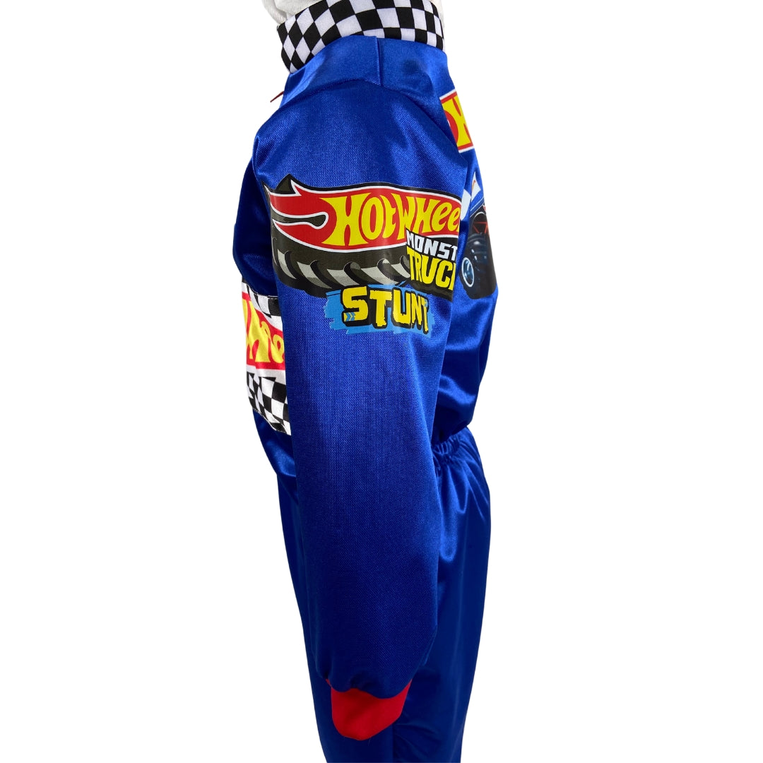 Disfraz de Piloto de Carreras - Ropa Azul Pilotos de Pista - Disfraces Hot Garage - Cosplay Halloween