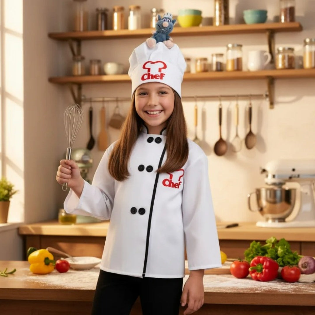 Disfraz de Chef Ratoncito para Niño - Traje de Cocina Infantil