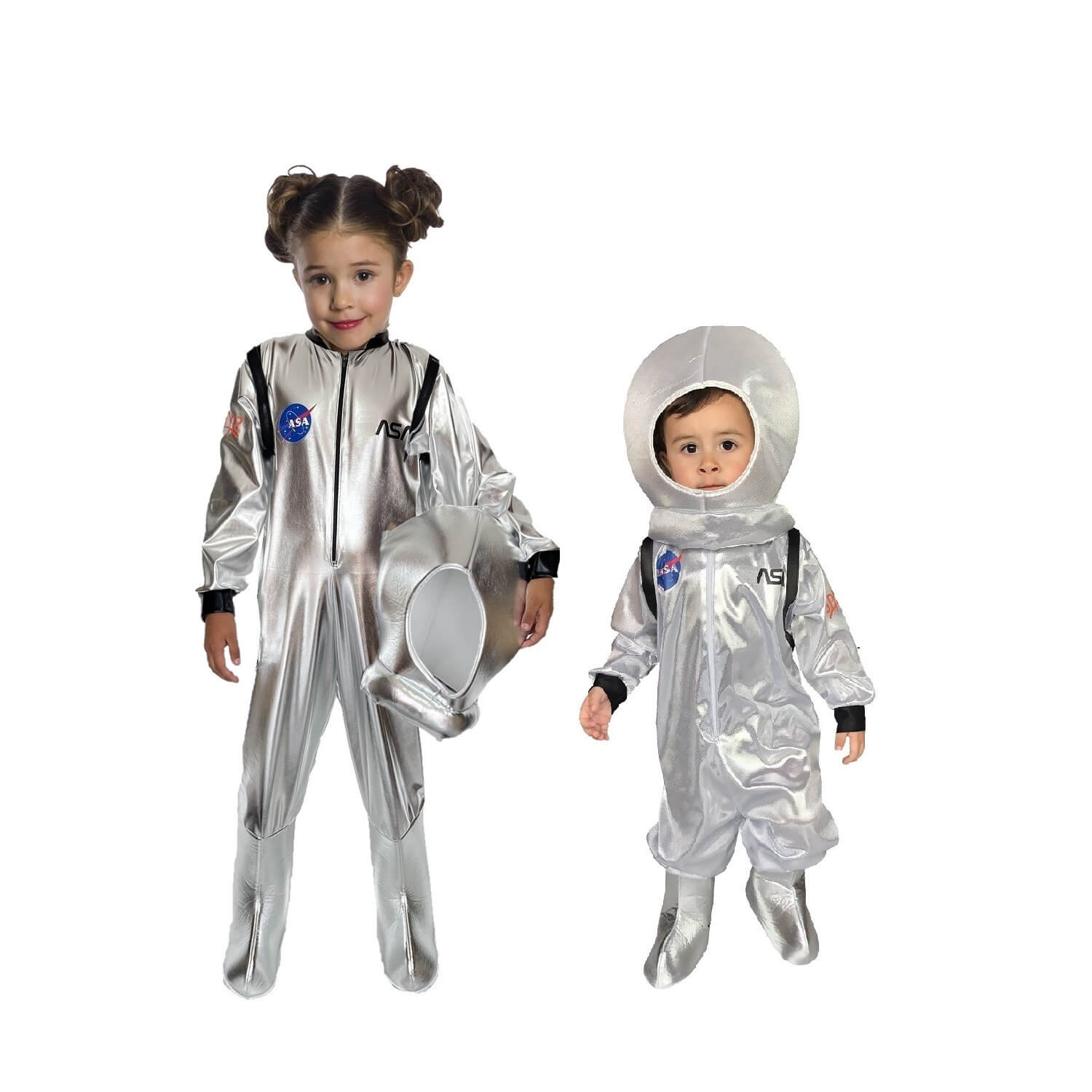 Traje De Un Astronauta Con Casco - Disfraz Espacial Infantil - Vestuario Halloween - Disfraces Astronautas Niño Niña - Overol Nasa - Mameluco Oficios
