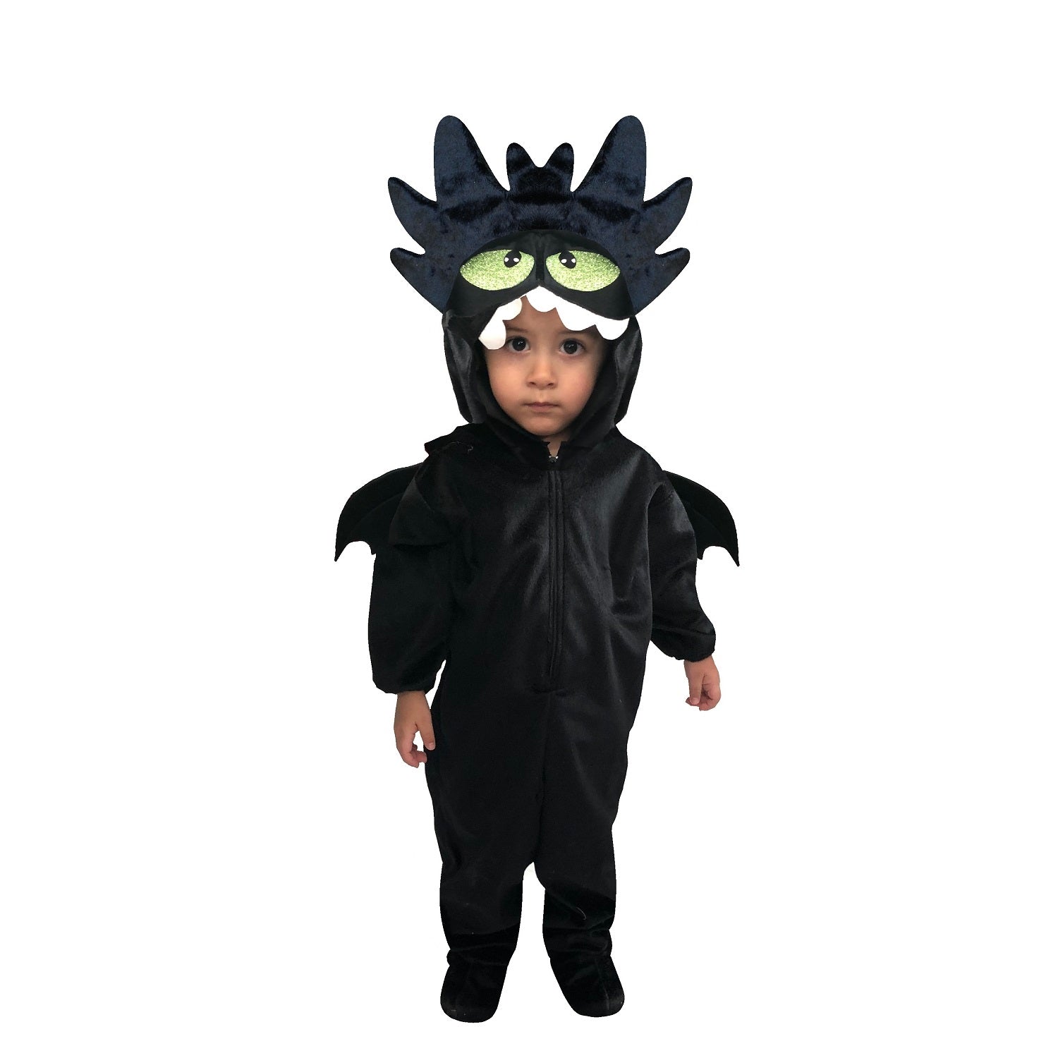 Disfraz de Chimuelo – Traje de Dragón Negro – Disfraz Infantil Halloween – Disfraces para Niñas y Niños